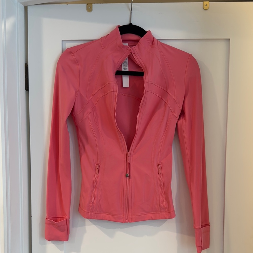 Lululemon Athletica Pink Bomber Jacket